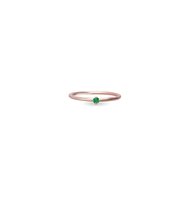 Ring Rubinia Woman in Rose Gold Smeraldo AN356RSM